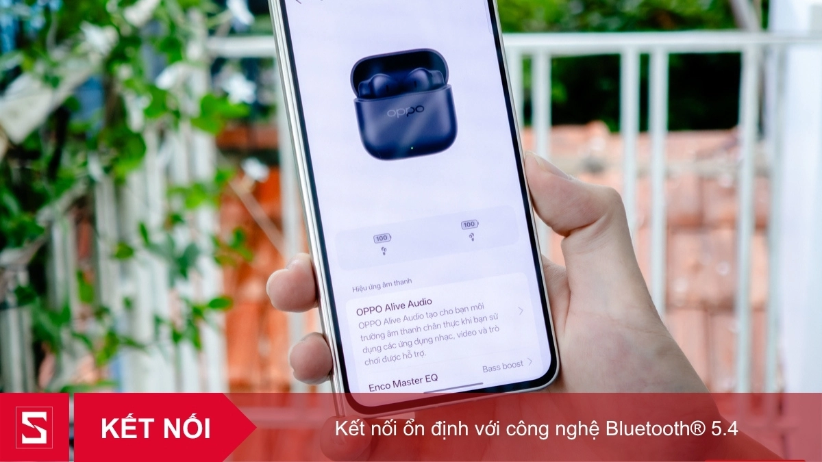 Tai nghe Bluetooth True Wireless OPPO Enco Buds 3 hỗ trợ Bluetooth 5.4