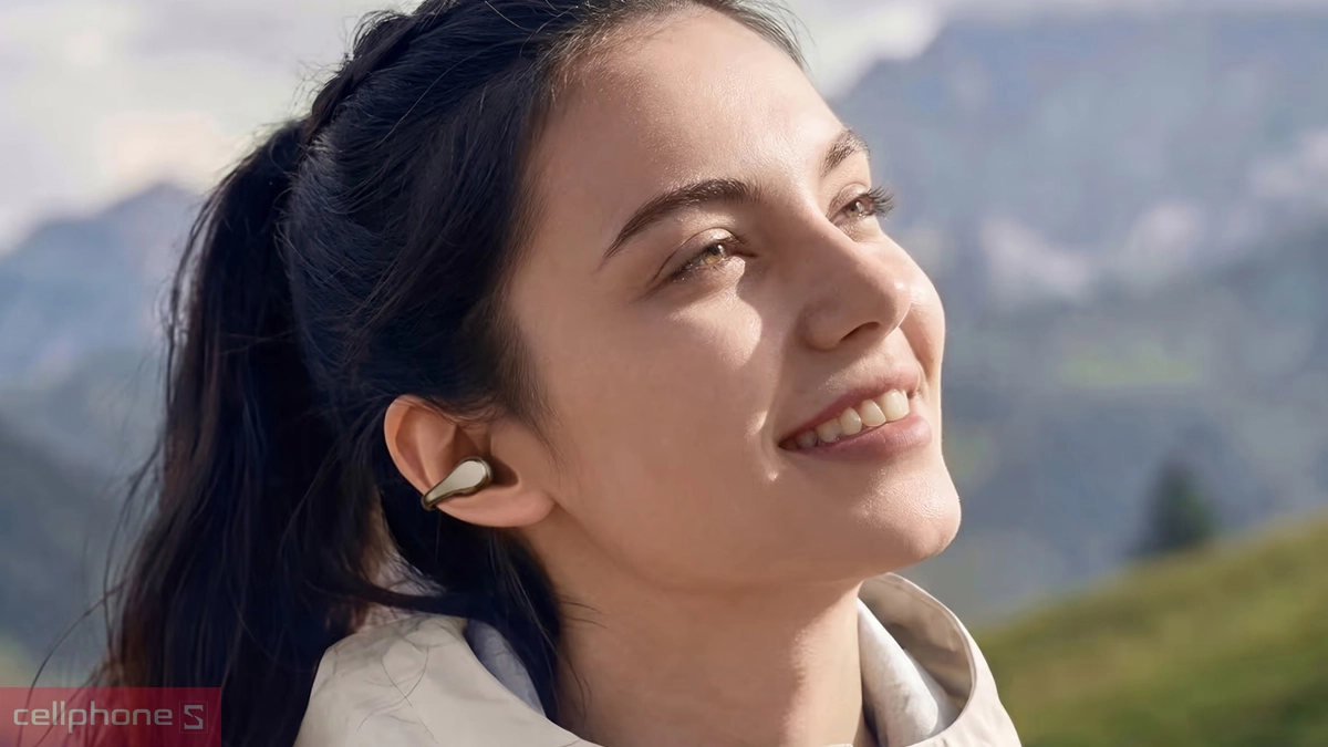 Đàm thoại trên tai nghe TWS Open Ear OPPO Enco Clip 2