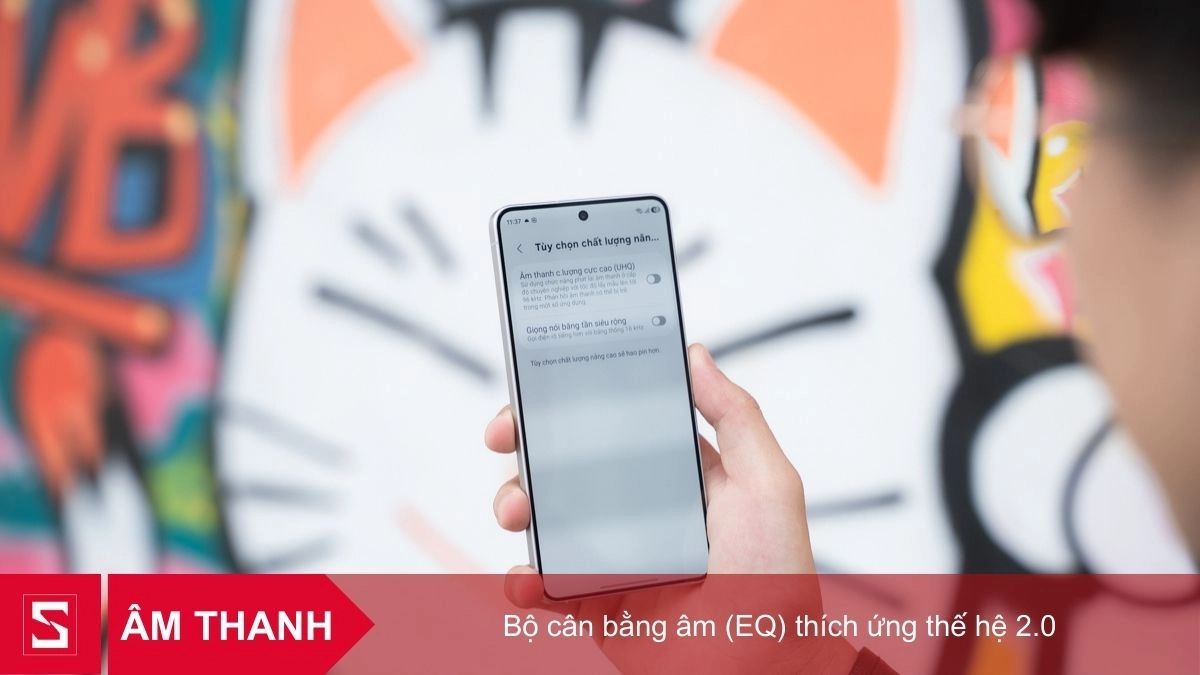 bộ cân bằng âm (EQ) của Galaxy Buds 4 thích ứng thế hệ mới 2.0