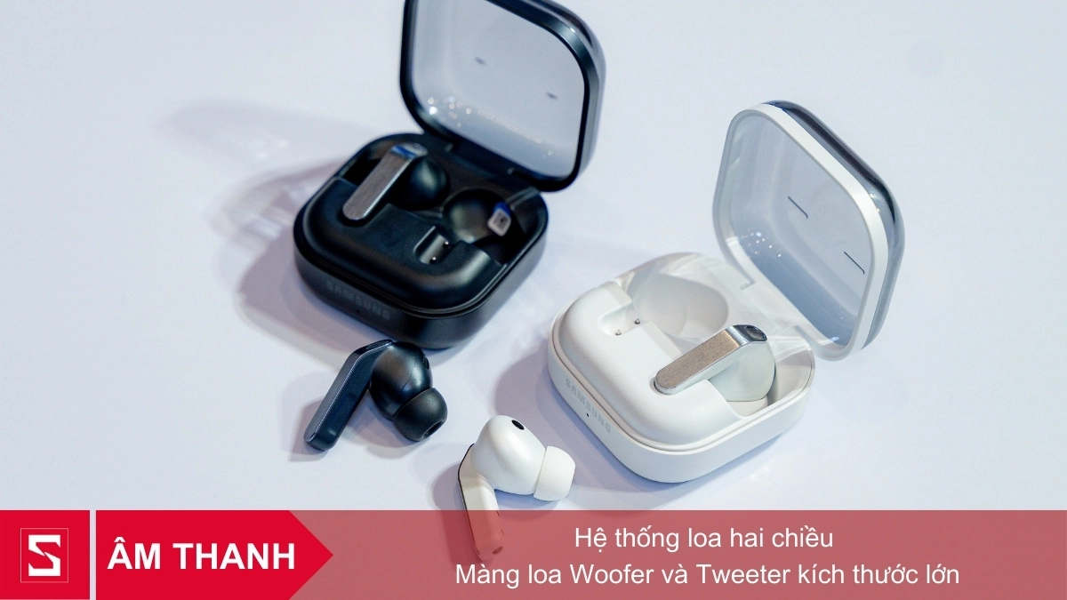 ÂM thanh tai nghe Samsung Galaxy Buds4 Pro