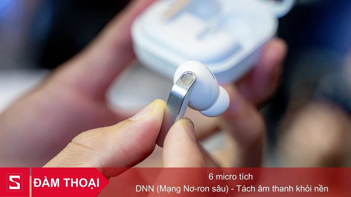 Galaxy Buds 4 Pro đàm thoại rõ nét với 6 micro và DNN