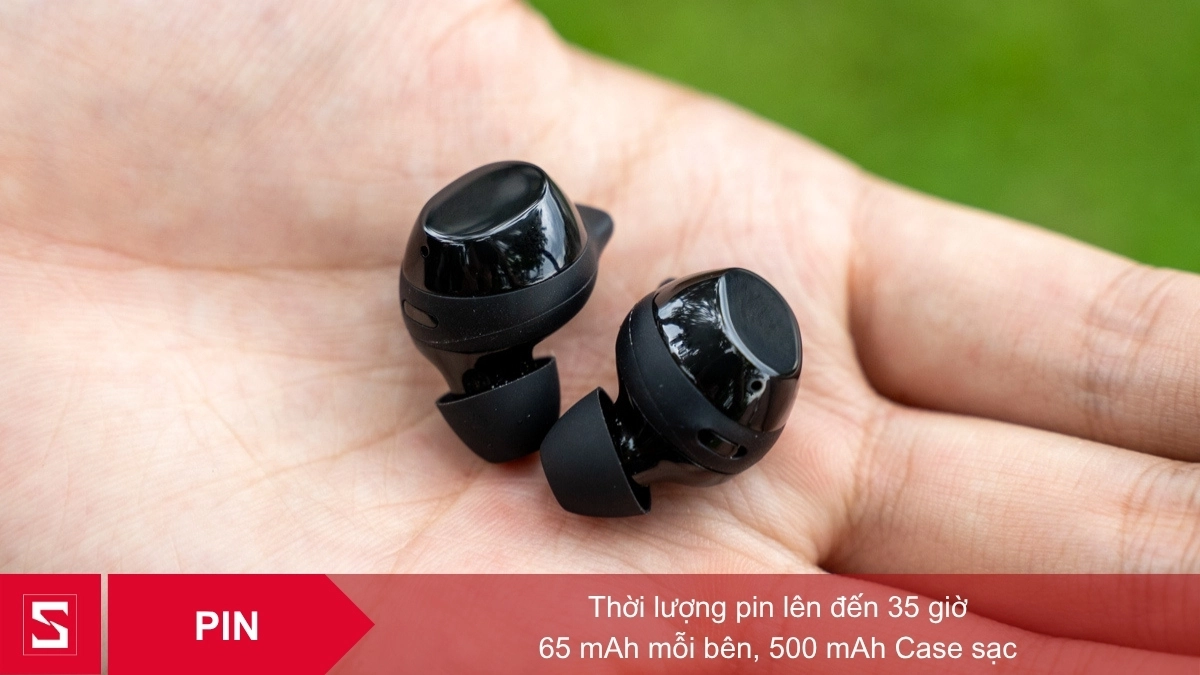 Pin, thời lượng sử dụng của tai nghe Bluetooth Samsung Galaxy Buds Core