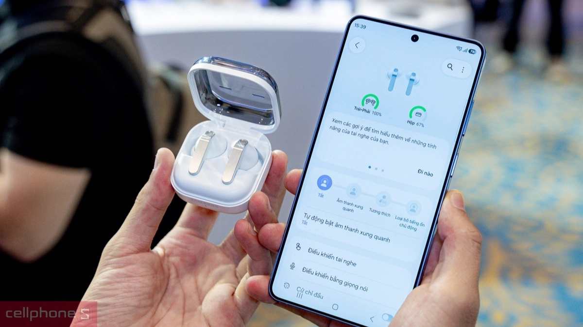 Tính năng chống ồn chủ động ANC trên tai nghe Samsung