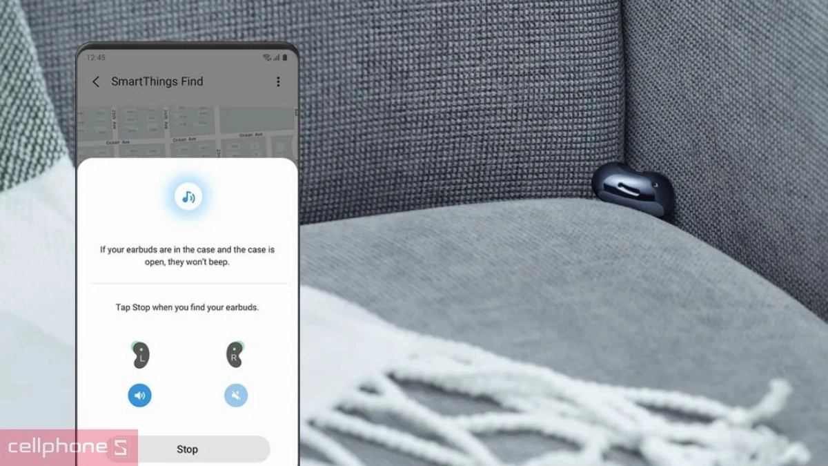 Tìm kiếm thông minh với tai nghe Samsung
