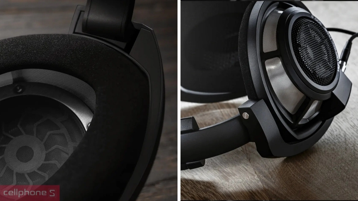 Thiết kế tai nghe chụp tai Sennheiser HD800S