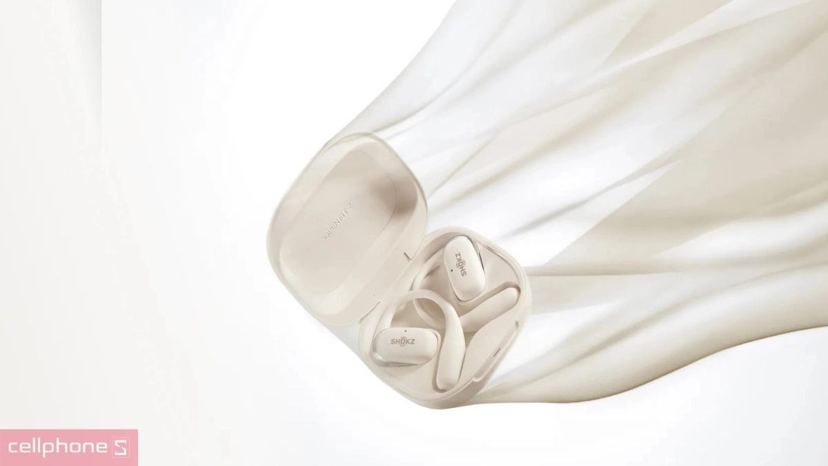 Đàm thoại trên tai nghe không dây Shokz OpenFit 2