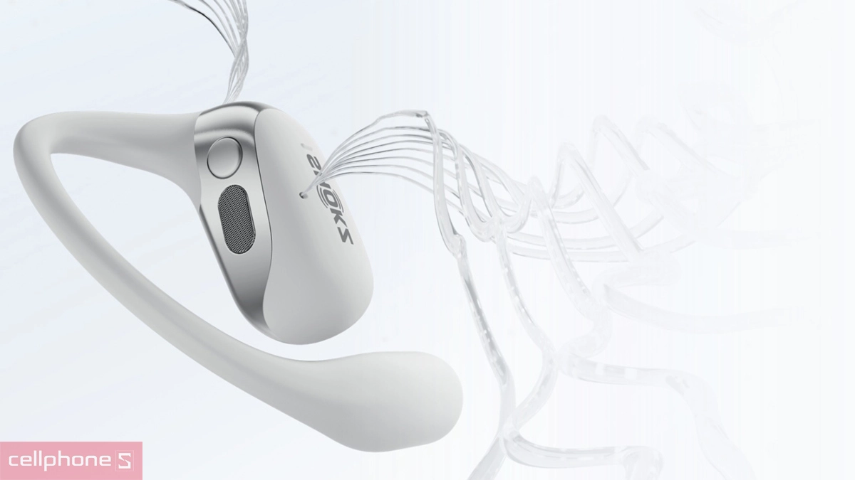 Đàm thoại trên tai nghe không dây Shokz Openfit 2 Plus