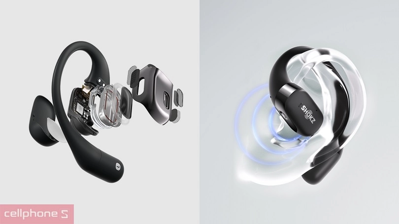 Âm thanh tai nghe không dây Shokz Openfit Plus