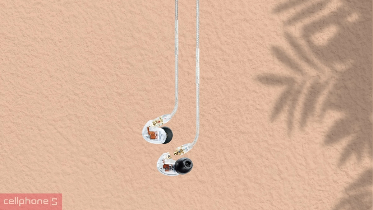 Công nghệ cách âm tai nghe kiểm âm Shure SE425-CL