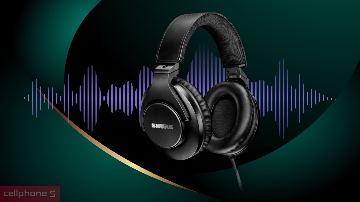 Công suất tai nghe kiểm âm Shure SRH440A