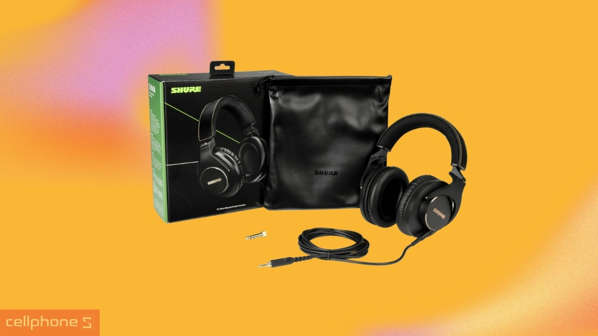 Độ tương thích tai nghe kiểm âm Shure SRH840A