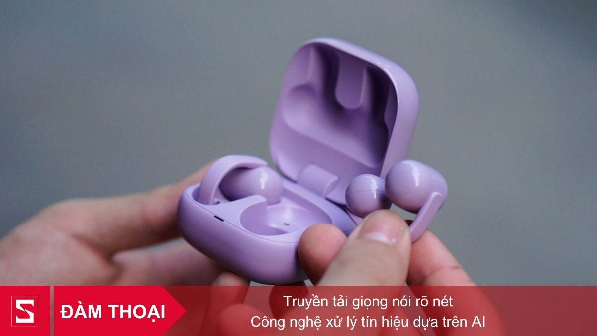 Công nghệ AI trên tai nghe Sony Clip WF-LC900