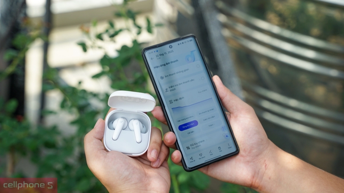 Kết nối nhanh, dễ dàng tùy chỉnh âm thanh