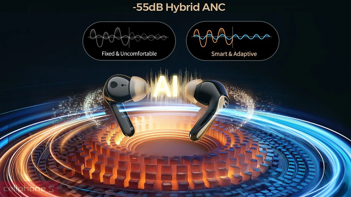 âm thanh tai nghe không dây Soundpeats Air 5 Pro Plus