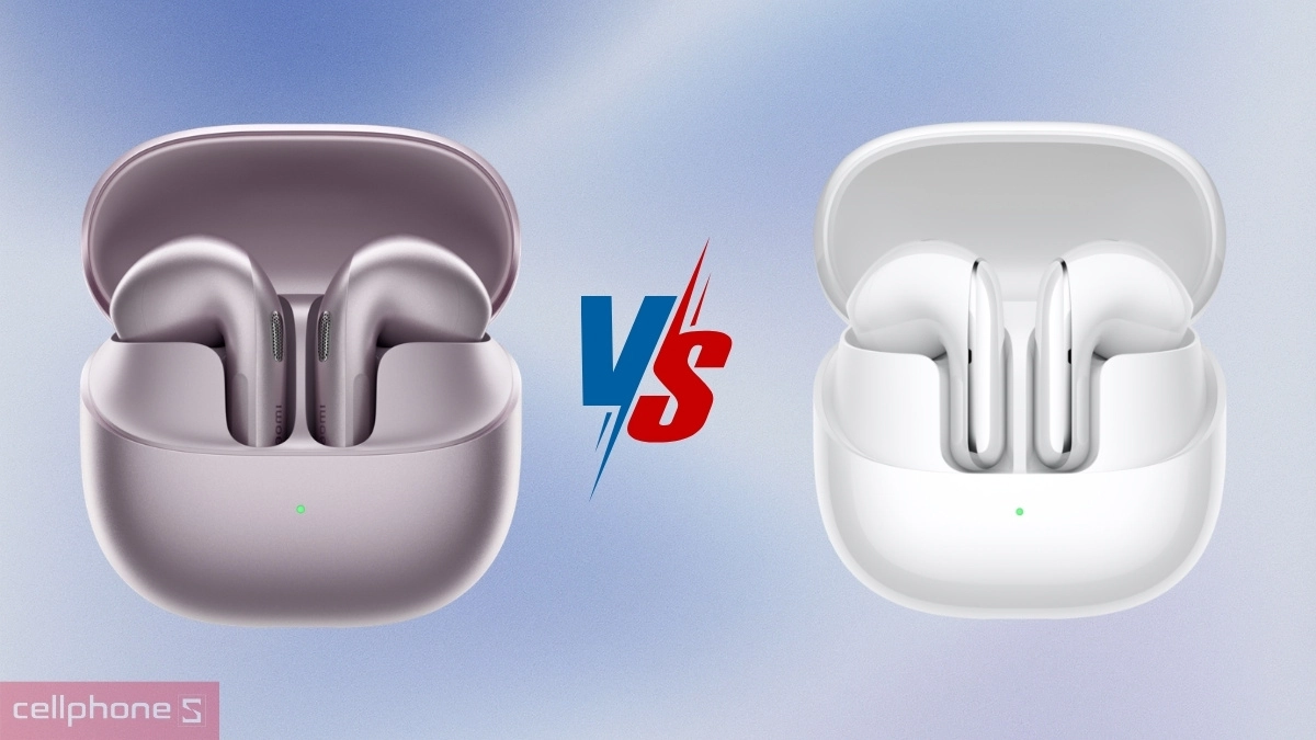 So sánh Xiaomi Buds 6 và Xiaomi Buds 5