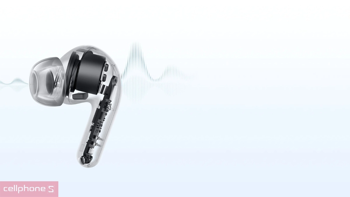 Driver hiện đại, giàu năng lượng của tai nghe Bluetooth Xiaomi Redmi Buds 8 Lite