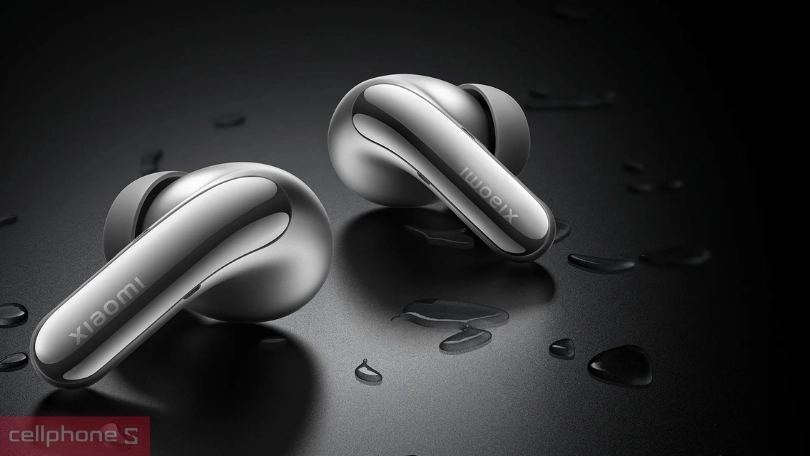 Kháng nước trên tai nghe không dây Xiaomi Buds 5 Pro