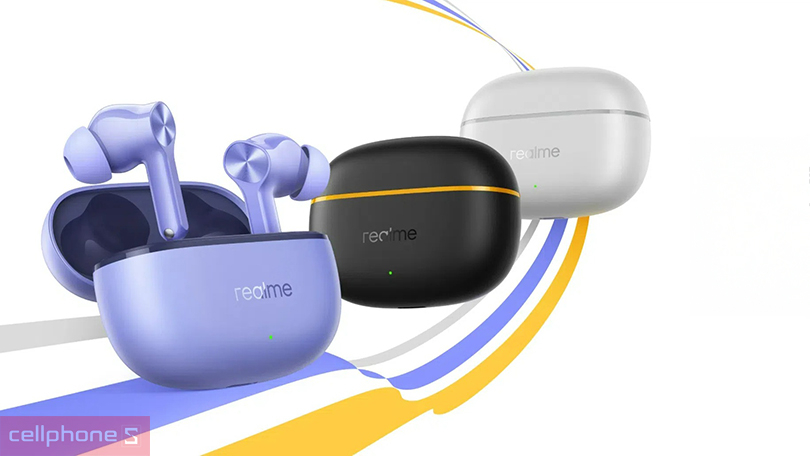 Kết nối tai nghe không dây realme Buds T200 Lite