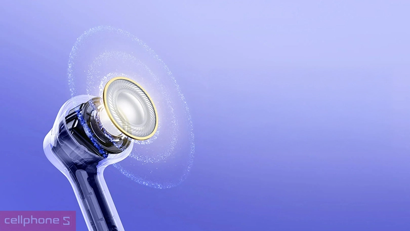 Công suất, công nghệ âm thanh của tai nghe không dây realme Buds T200 Lite