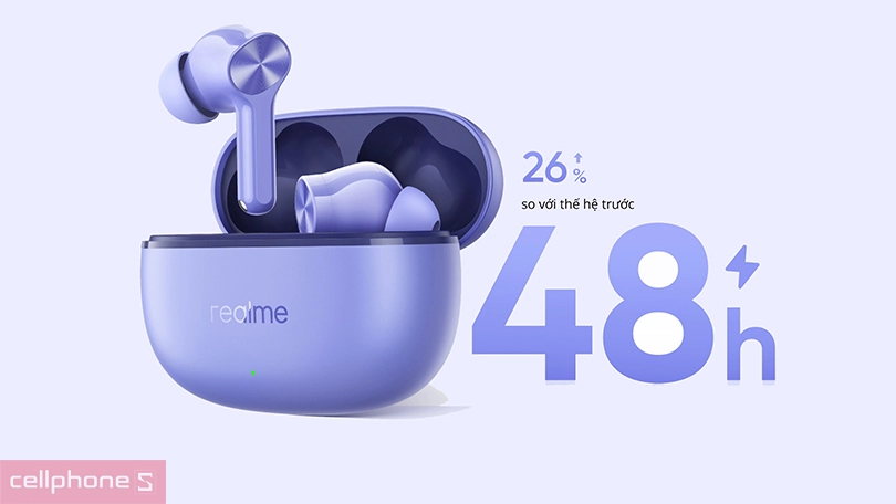 Pin tai nghe không dây realme Buds T200 Lite