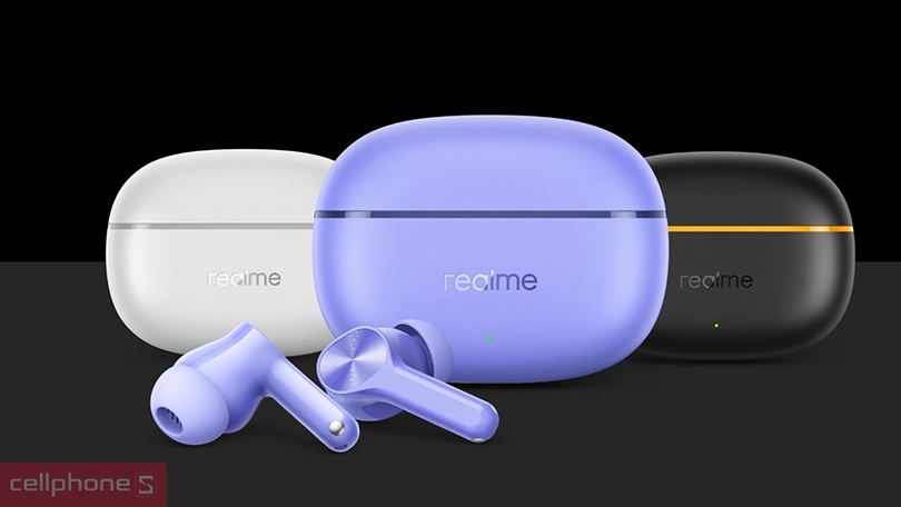 Thiết kế, khả năng kháng nước của tai nghe không dây realme Buds T200 Lite