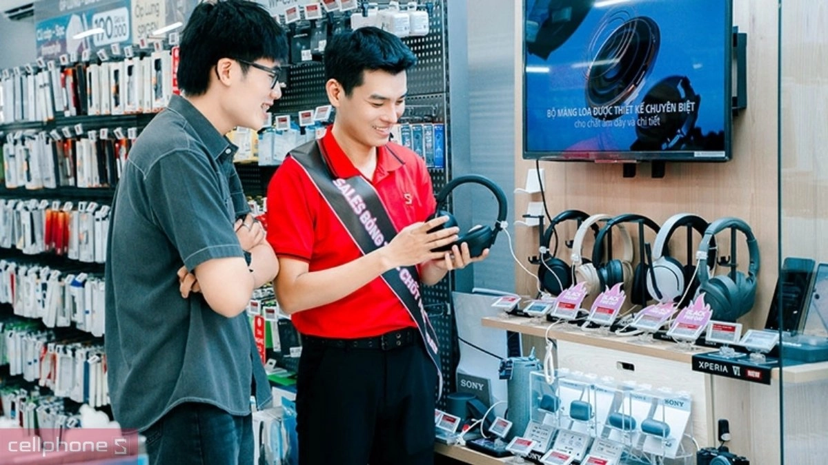 Mua tai nghe đeo cổ chính hãng uy tín tại CellphoneS