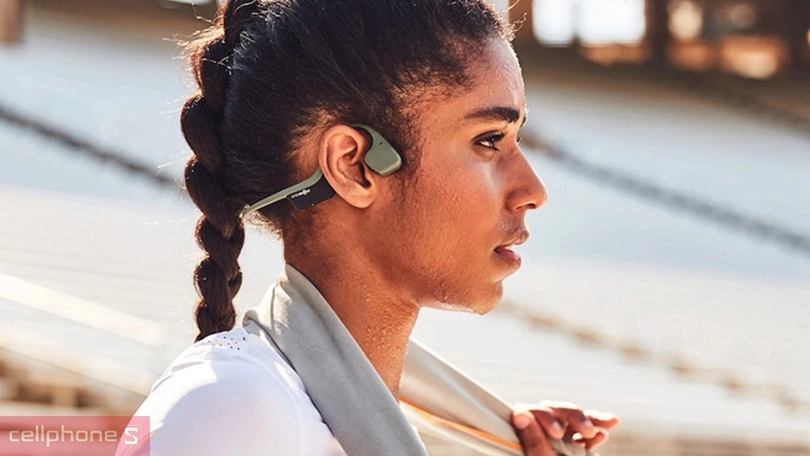Tai nghe thể thao truyền âm qua xương phù hợp cho hoạt động chạy bộ