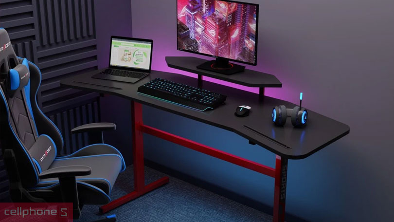 Bàn gaming chơi game khác gì bàn văn phòng