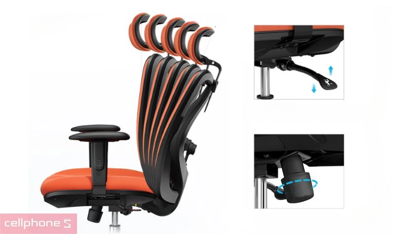 Hướng dẫn sử dụng ghế công thái học Sihoo M18