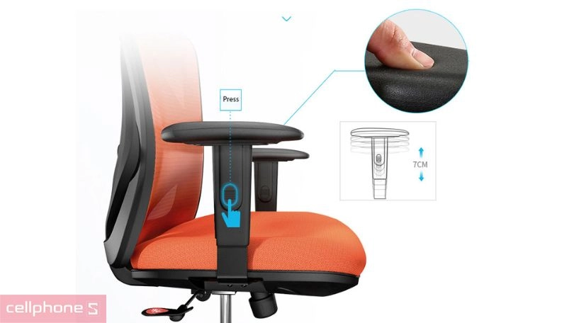 Hướng dẫn sử dụng ghế công thái học Sihoo M18