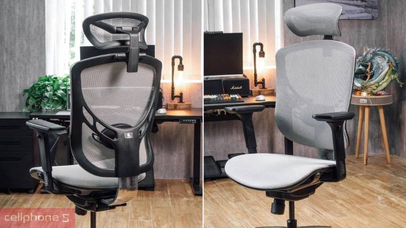 Ghế công thái học GTChair Ivino M phù hợp cấu trúc cột sống