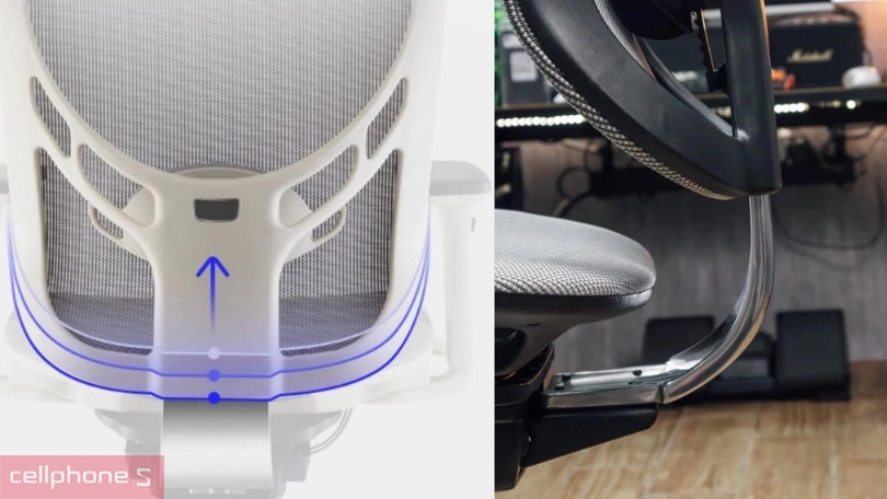 Ghế công thái học GTChair Ivino M điều chỉnh đa chiều dễ dàng
