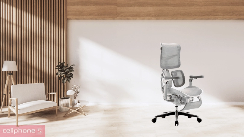 ghế công thái học Sihoo AU sở hữu chất liệu nhung ý cao cấp