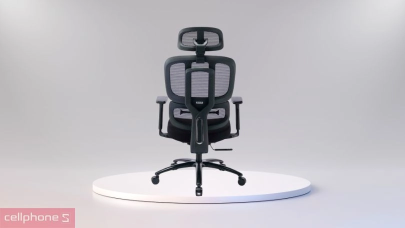 Ghế văn phòng công thái học Ergonomic Warrior WEC509 - Mát mẻ, giảm đau vai gáy 