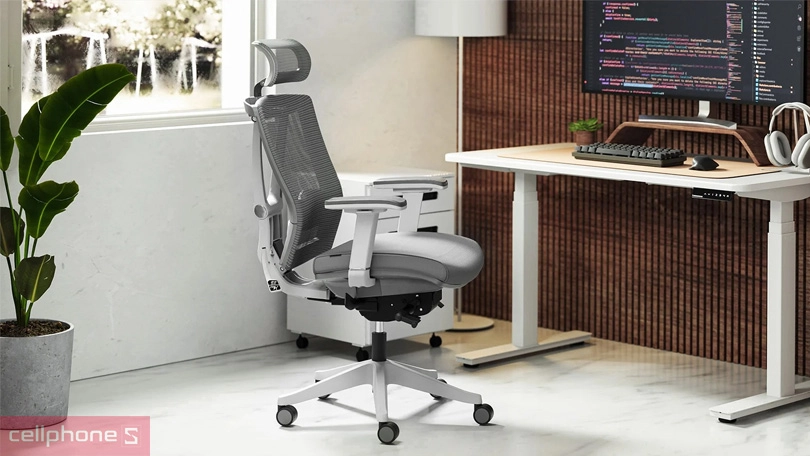 Chất liệu ghế công thái học Ergonomic chắc chắn
