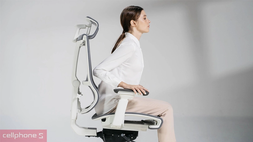 Ghế công thái học Ergonomic ngăn ngừa các bệnh về cột sống và mắt
