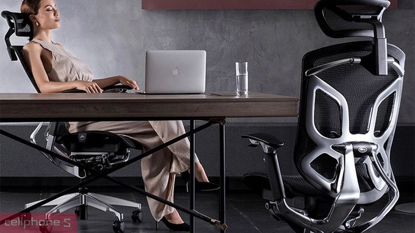 Ghế công thái học GTChair Dvary Butterfly sở hữu khung lưng cánh bước độc đáo