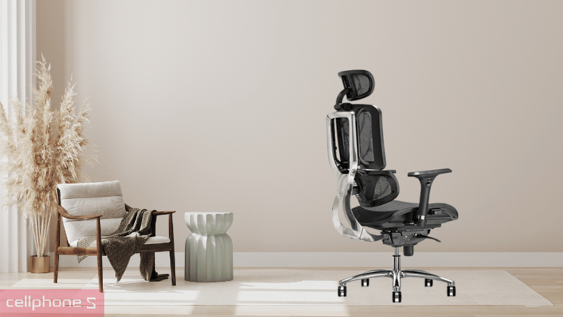 Ghế công thái học SMA Life 02 Plus hỗ trợ thư giỡn tiện lợi