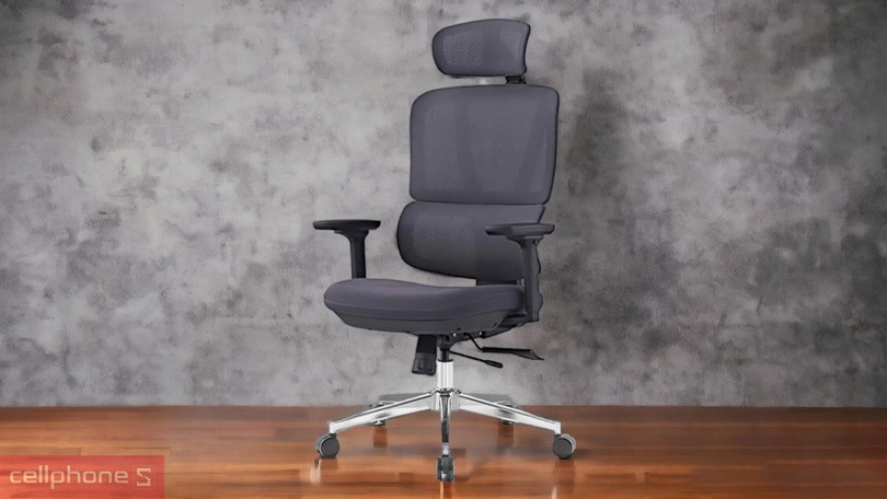 Ghế công thái học SMA Lumbar 01 điều chỉnh linh hoạt, hỗ trợ thắt lưng