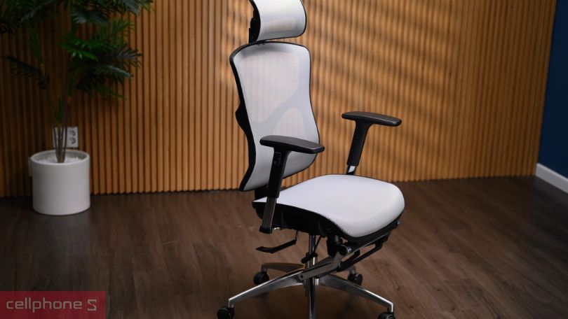 Ghế Xiaomi Manson Vera sở hữu công thái học giúp điều chỉnh cột sống tốt hơn