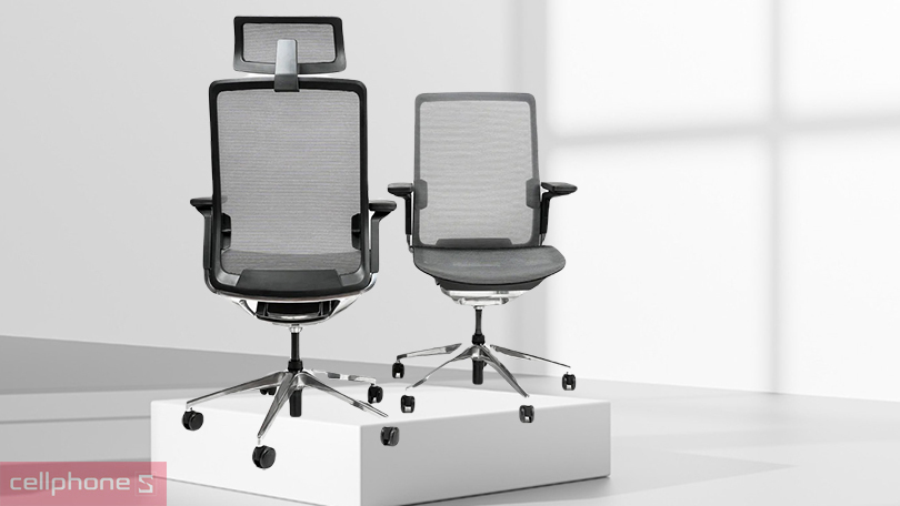 Ghế công thái học Hyperwork Sleek - Chất liệu cao cấp, điều chỉnh linh hoạt