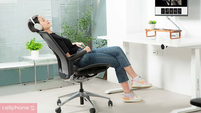 Ghế công thái học Hyperwork Sleek - Chất liệu cao cấp, điều chỉnh linh hoạt