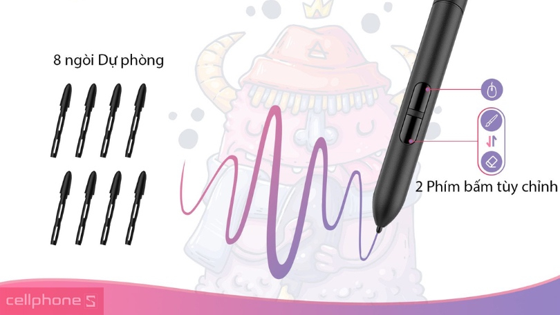 Bút bảng vẽ VEIKK S640