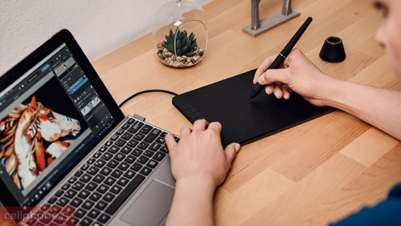 Bảng vẽ VEIKK S640 4-6 inch - Tốc độ bút lên đến 250 PPS