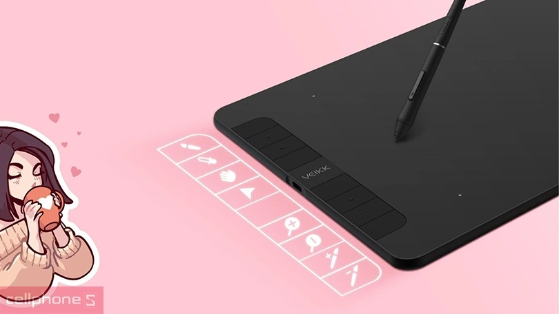 Thiết kế bảng vẽ điện tử VEIKK VK1060 Pro