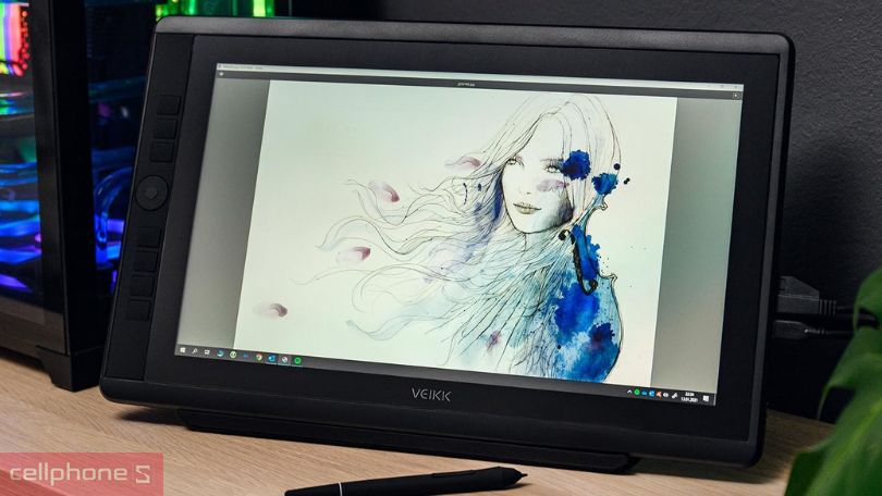 Kết nối bảng vẽ Veikk VK1560 PRO