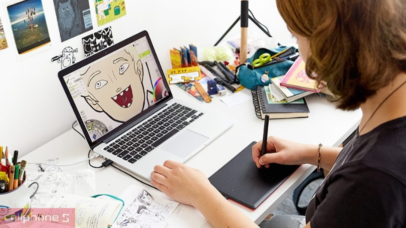 Tính năng bảng vẽ điện tử One by Wacom Medium CTL-672