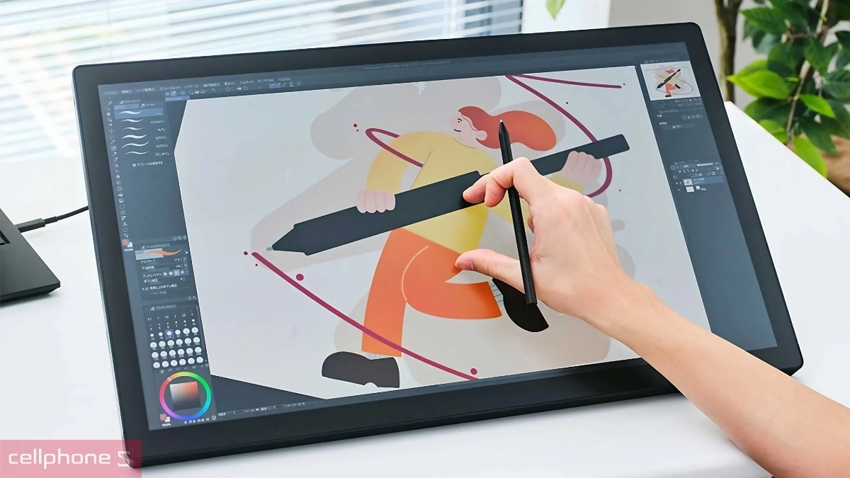 Bảng vẽ Wacom có công nghệ cảm ứng hiện đại