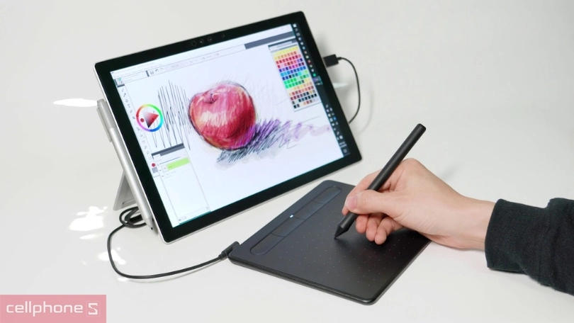 Bảng vẽ Wacom Intuos Medium Bluetooth Black CTL-6100WL