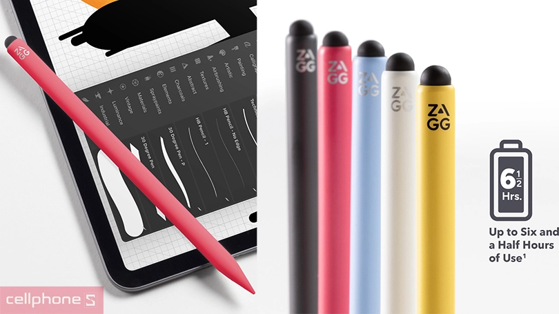 Bút cảm ứng ZAGG Pro Stylus 2 - Thiết kế chất lượng đem lại nhiều tính năng